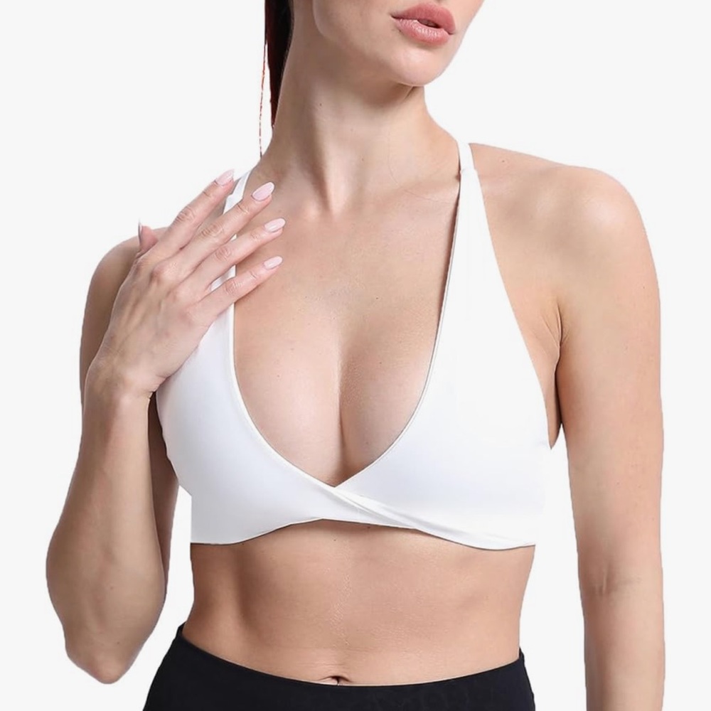 Black and White Cross-Back Bralette Bundle